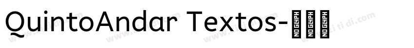 QuintoAndar Textos字体转换